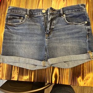 Loft denim shorts